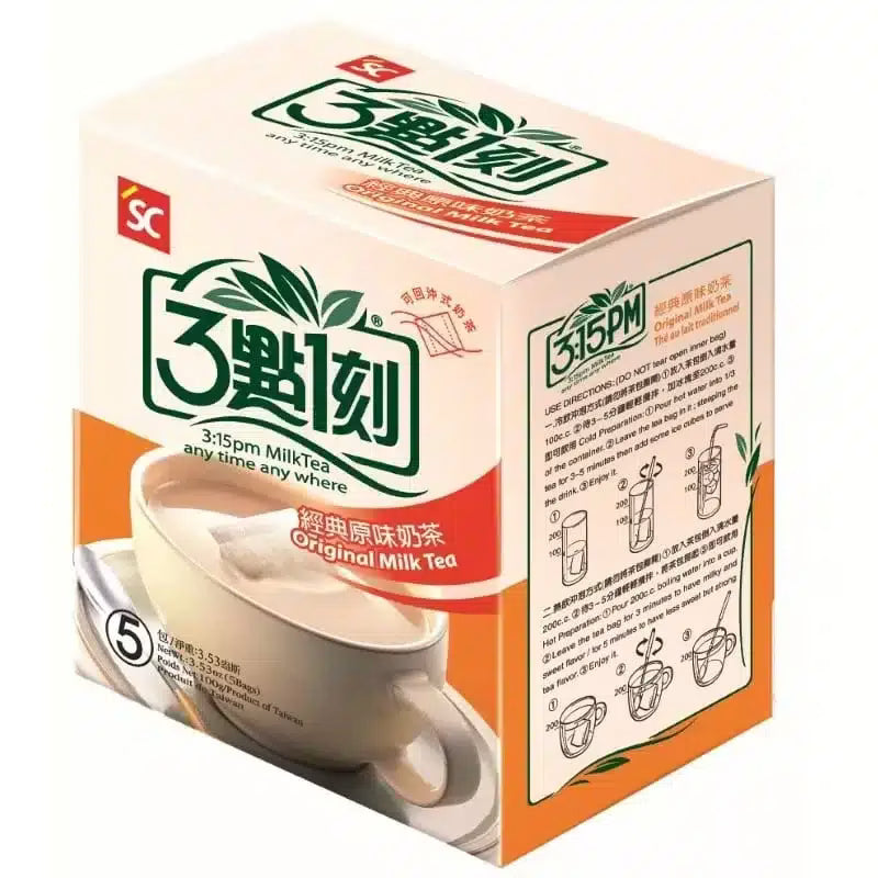 3:15PM Original Milk Tea Instant Black Tea with Creamer 100g (5 Sachets)