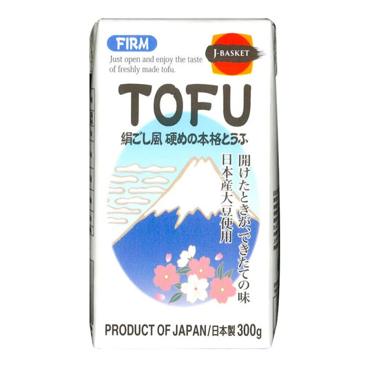 J-Basket Japanese Firm Tofu Beancurd, Gluten Free, Vegan 300g
