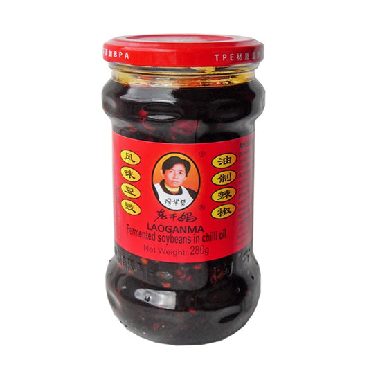 Laoganma Fermented Soybeans in Chilli Sauce 280g