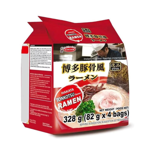 Acecook Ippin Japanese Ramen Noodles Pack of 4 - Choose Flavour - Xihaha Oriental Food & Gifts