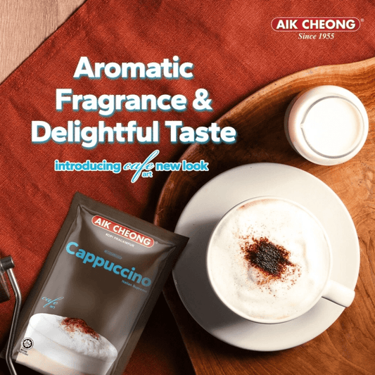 Aik Cheong Cappuccino Italian Supremo Instant Coffee – 12 Sachets (306g) | Smooth & Creamy Café - Style Drink - Xihaha Oriental Food & Gifts