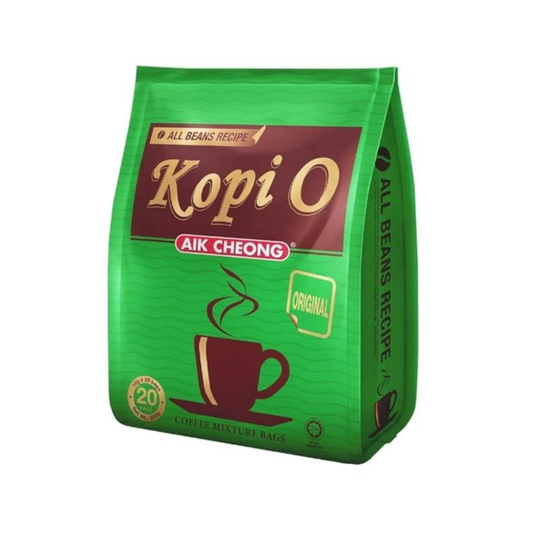 Aik Cheong Coffee Mixture Bag Kopi O, halal, 200G. (10G. X 20 Sachets)