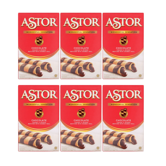 Astor Double Chocolate Wafer Biscuit Roll 40g | 3 packs | 6 packs | 12 packs | - Xihaha Oriental Food & Gifts