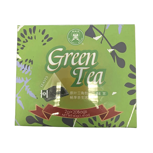 Butterfly Green Tea Leaves 2Gx20 Pyramid Bags (20 Sachets) (Pack Of 2) - Xihaha Limited