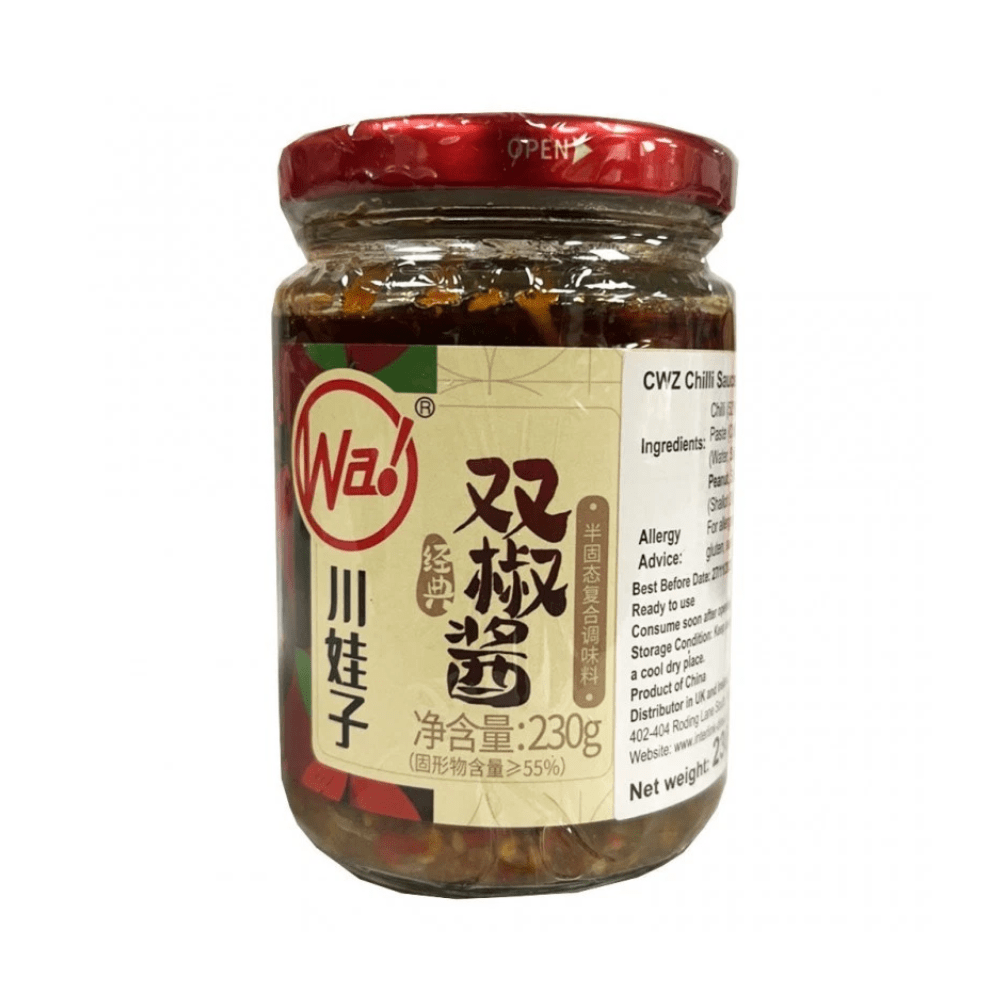 ChuanWaZi Roasted Green & Red Chilli Sauce 230g - Xihaha Limited