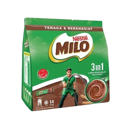 Milo 3 In 1 Chocolate Fuze (Malaysia) (14 Sachets X 33G) 462G