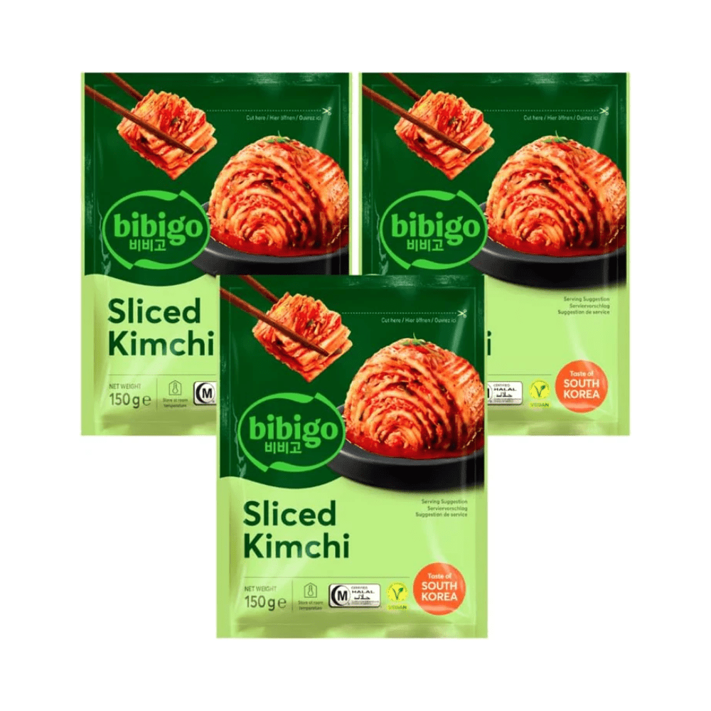 CJ Bibigo Room Temperature Korean Sliced Kimchi 150g Ready to Eat - Choose Quantity - Xihaha Oriental Food & Gifts