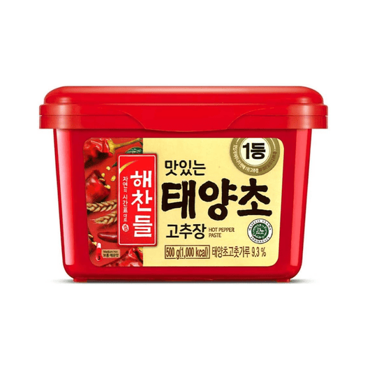 CJ Haechandle Gochujang (Hot Pepper Paste) Medium Hot, halal 500g - Xihaha Limited