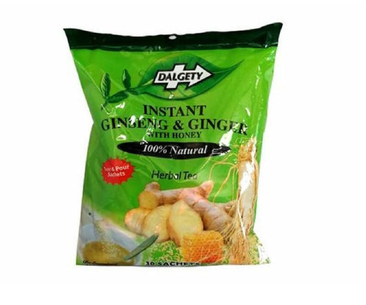 Dalgety Instant Ginseng & Ginger With Honey Herbal Tea (30 Sachets) 270G