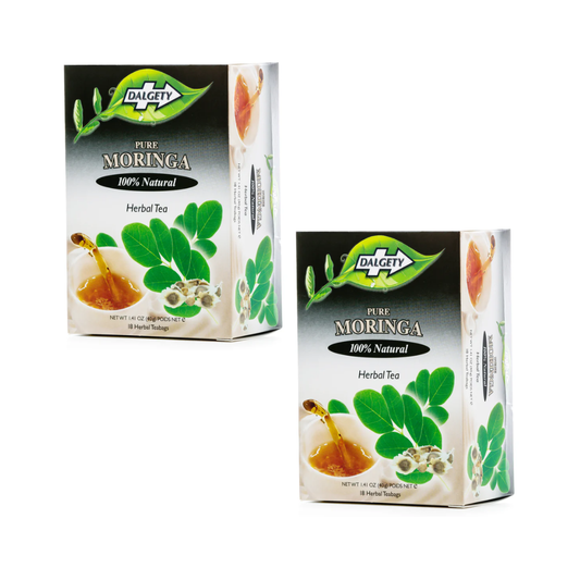 Dalgety Pure Moringa 100% Natural Herbal Tea 18-Counts (Pack Of 2)