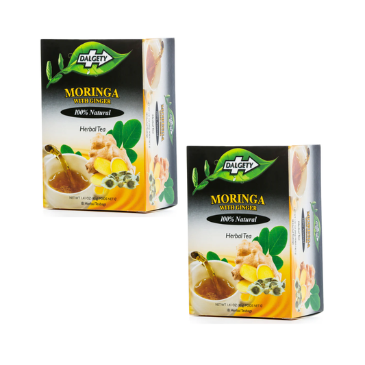 Dalgety Moringa With Ginger Tea 18 Teabags (Pack Of 2)