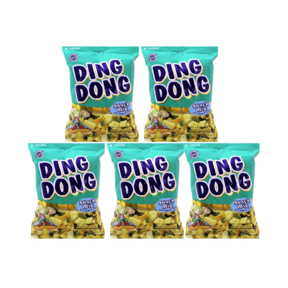 Ding Dong Philippines Filipinos Snack Mix Chips & Curls 95g (Pack of 5) - Xihaha Limited