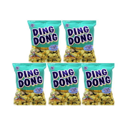 Ding Dong Philippines Filipinos Snack Mix Chips & Curls 95g (Pack of 5) - Xihaha Limited