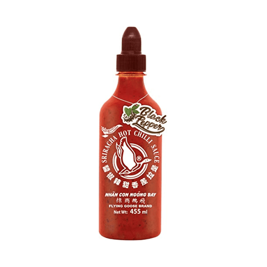 Flying Goose Sriracha Hot Chilli Sauce with Black Pepper 455ml - Xihaha Limited