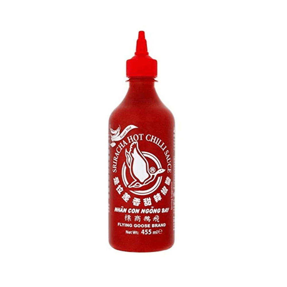 Flying Goose Sriracha Super Hot Chilli Sauce 455ml (red cap) - Xihaha Limited