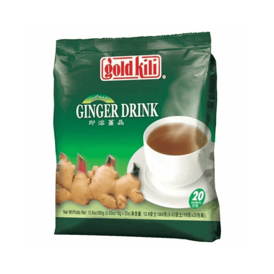 Gold Kili Ginger Drink Ginger Tea Packet (20 Sachets) 360g - Xihaha Limited