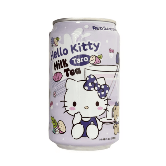 Hello Kitty Boba Drink Variety Pack – 4 Flavours (Brown Sugar, Taro, Grape Jelly, Apple Jelly) 310ml x 4 | Asian Bubble Tea Gift Set UK - Xihaha Oriental Food & Gifts