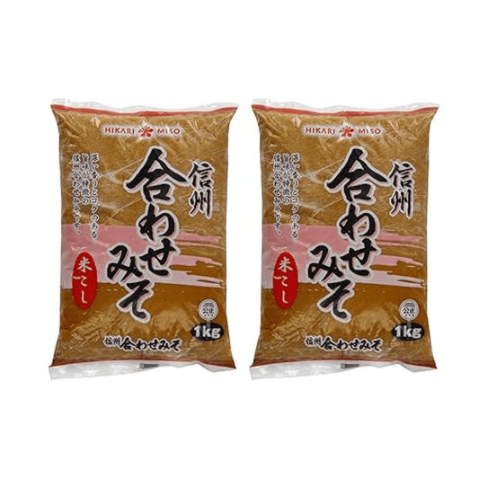 Hikari Shinshu Miso Awase Miso Paste 1kg - Choose Quantity - Xihaha Limited