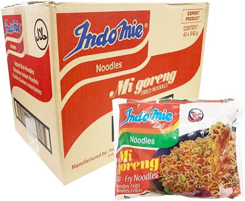 Indomie Mi Goreng Instant Noodles Original - 40 PACKETS - Xihaha Limited