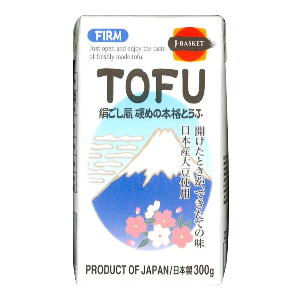 J - Basket Japanese Firm Tofu Beancurd, Gluten Free, Vegan 300g - Xihaha Limited