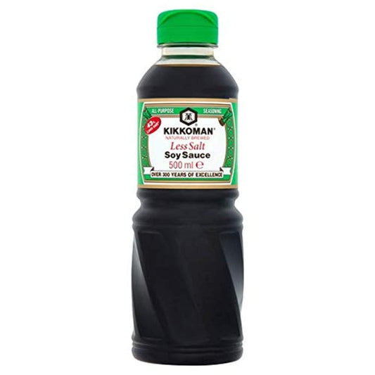 Kikkoman 43% Less Salt Naturally Brewed Soy Sauce 480ml - Xihaha Limited