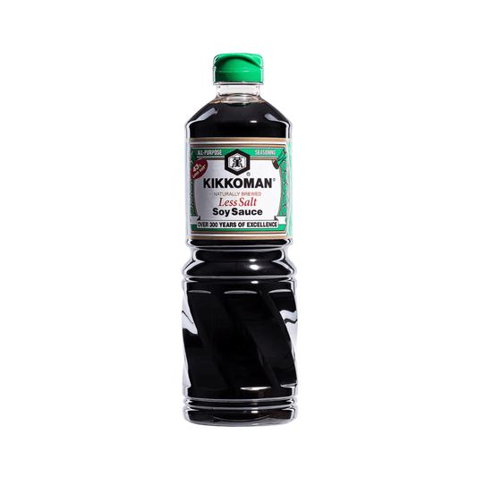 Kikkoman Naturally Brewed Less Salt Soy Sauce for Stir Fry Marinate 975ml - Xihaha Limited