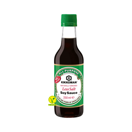 Kikkoman Naturally Brewed 43% Less Salt Soy Sauce 250ml