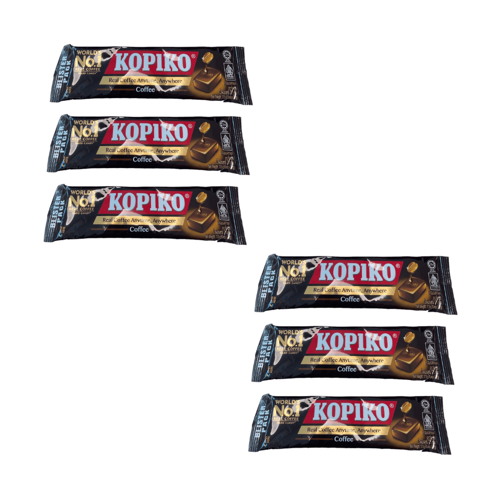 Kopiko Coffee Candy Blister Pack 17.5g (1 pack - 4 candy) - Choose - Xihaha Oriental Food & Gifts