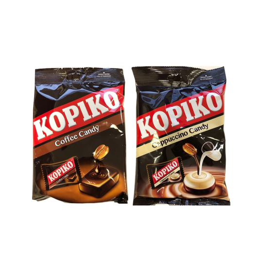 Kopiko Candy Variety Pack (Coffee and Cappuccino) 100g  (Pack of 2)