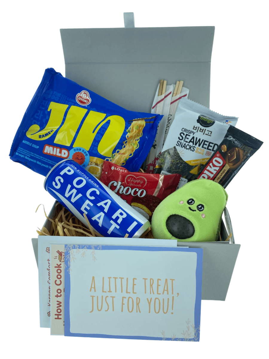 Korean Ramyun Snack Hamper Asian Comfort Food Gift Box, Care Package for Student - Xihaha Limited