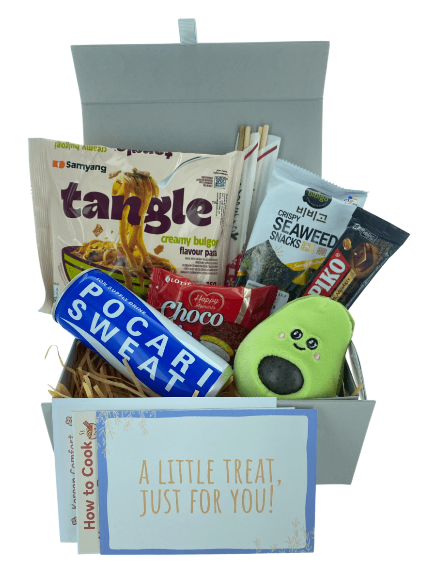 Korean Ramyun Snack Hamper Asian Comfort Food Gift Box, Care Package for Student - Xihaha Limited