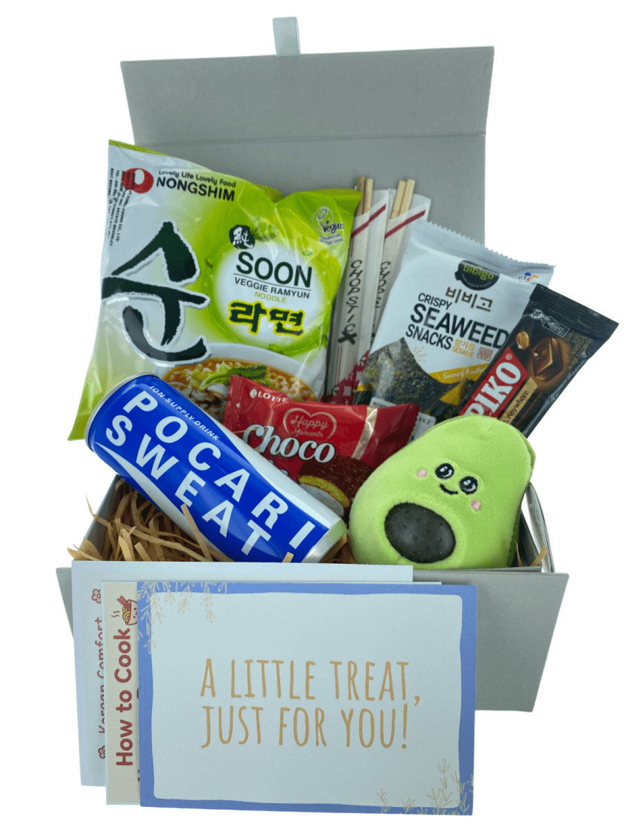 Korean Ramyun Snack Hamper Asian Comfort Food Gift Box, Care Package for Student - Xihaha Limited