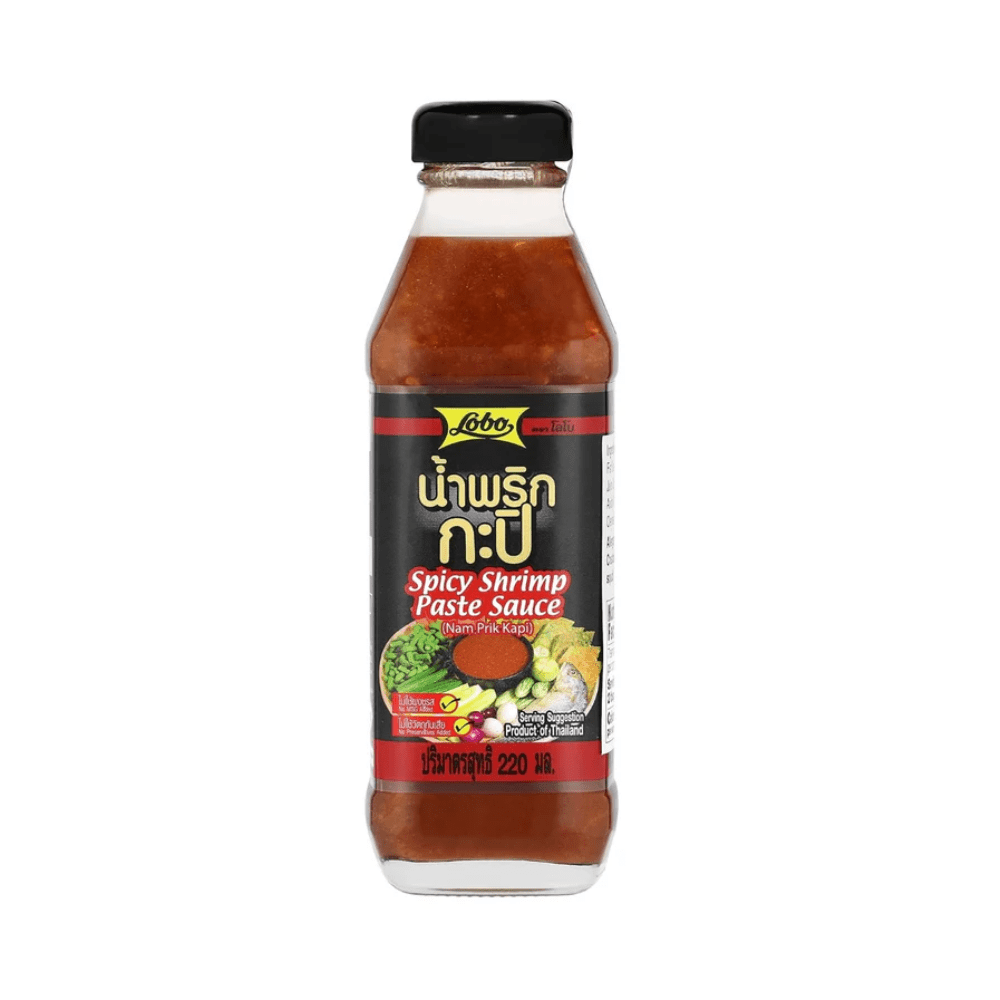 Lobo Spicy Shrimp Paste Sauce (Nam Prik Kapi) 220ml x 2 Pack *BBD 10 Feb 2025* - Xihaha Limited