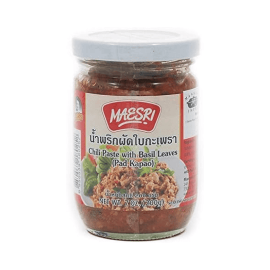 MaeSri Chilli Paste Holy Basil (Pad Kapao) 200g - Xihaha Limited