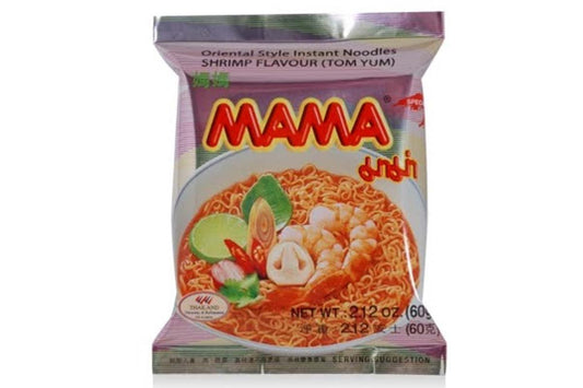 Mama Tom Yum Shrimp Flavour 60g (Pack of 10)