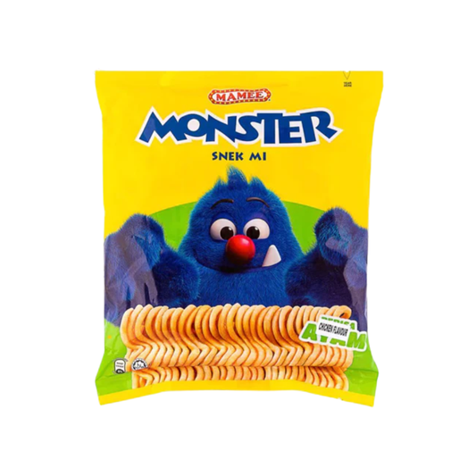 Mamee Monster Noodle Snack Chicken Flavour 8 packs, halal 200g