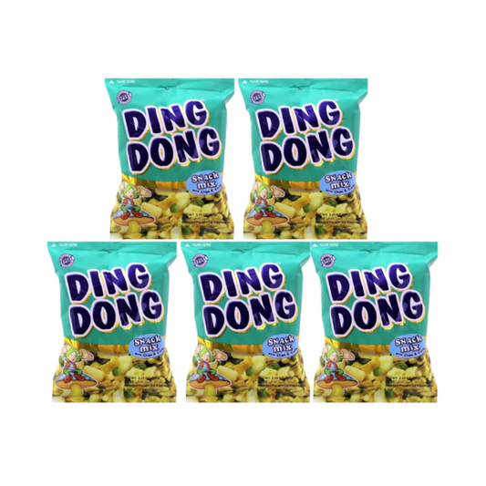 Ding Dong Philippines Filipinos Snack Mix Chips & Curls 95g (Pack of 5)