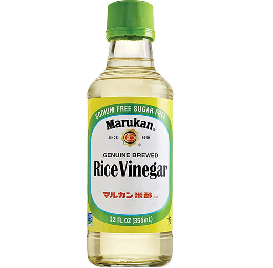 Marukan Genuine Brewed Rice Vinegar, Gluten Free, Sodium Free, Sugar Free, 355ml