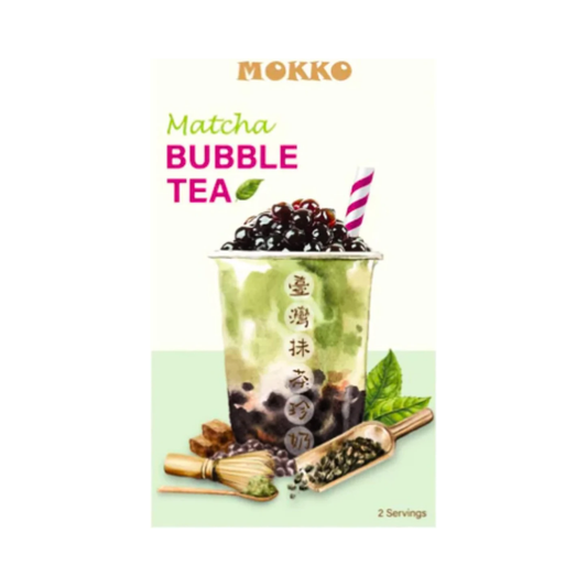 Mokko Green Matcha Bubble Tapioca Pearl Milk Tea Mix 150G (2 Serving)