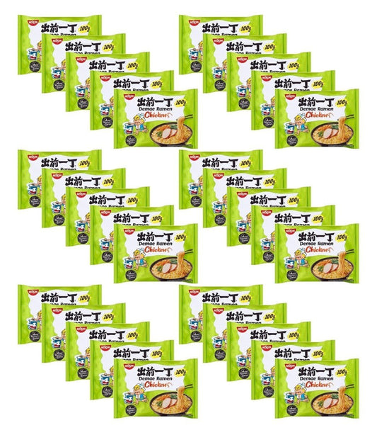 NISSIN Chicken Flavour Ramen Instant Noodles 100g (Pack of 30) - Xihaha Limited