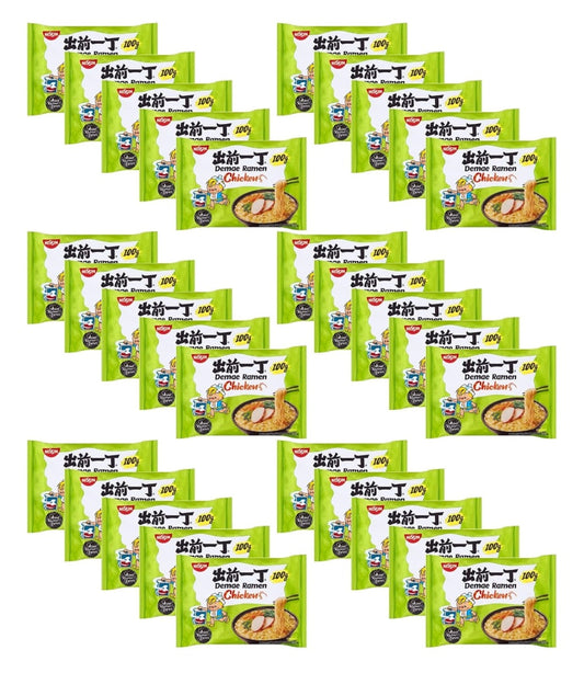Nissin Chicken Flavour Ramen Instant Noodles 100g  (Pack of 30)