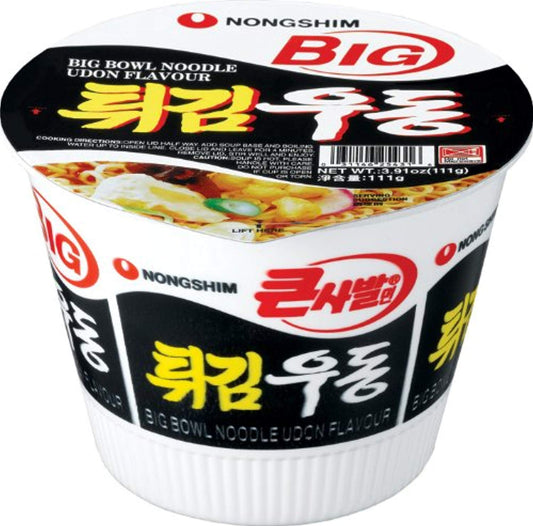 Nongshim Instant Noodles, Udon Big Bowl (Pack of 16)