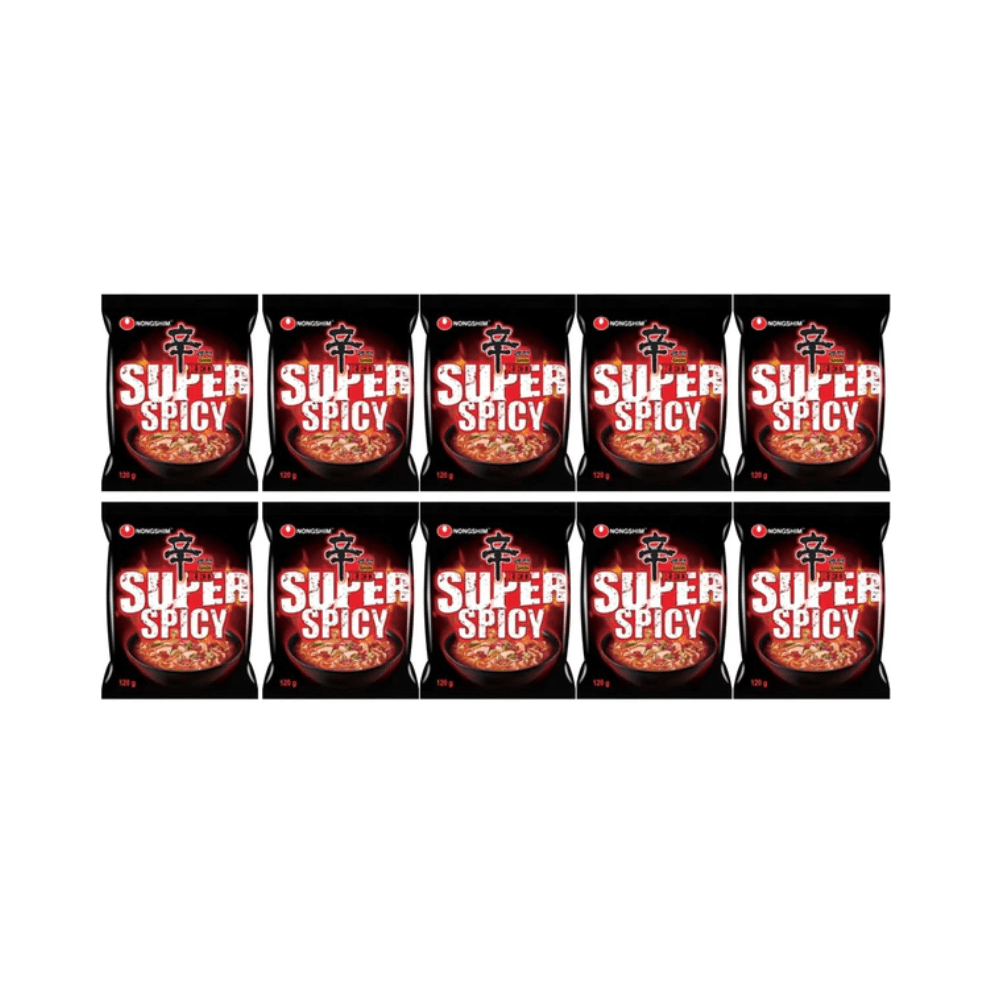 Nongshim Instant Noodles (Pack of 10) (Shin Red Raymun Super Spicy) - Xihaha Limited