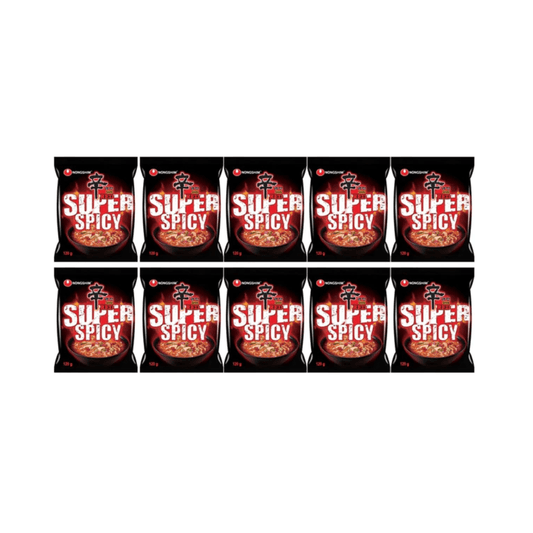 Nongshim Instant Noodles (Pack of 10) (Shin Red Raymun Super Spicy) - Xihaha Limited