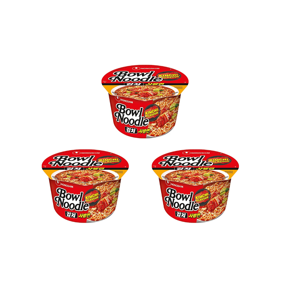 Nongshim Kimchi Bowl Noodle Soup 100G | 3 Packs | 6 Packs | 12 Packs - Choose Quantity - Xihaha Limited