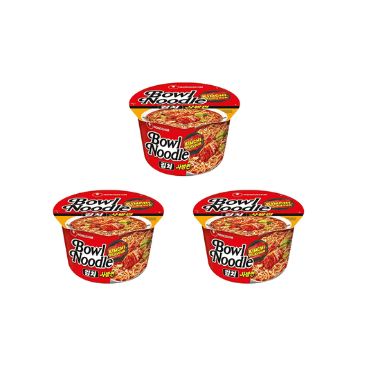 Nongshim Kimchi Bowl Noodle Soup 100G | 3 Packs | 6 Packs | 12 Packs - Choose Quantity - Xihaha Limited