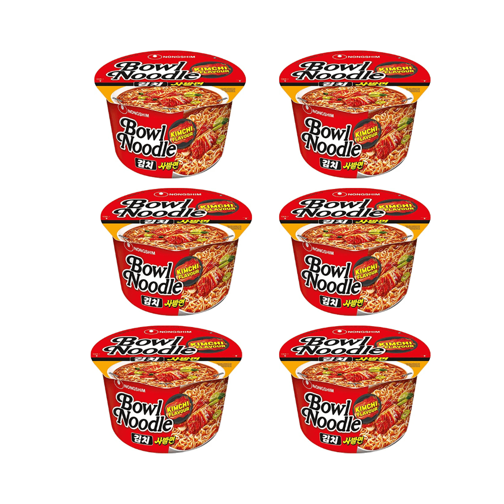 Nongshim Kimchi Bowl Noodle Soup 100G | 3 Packs | 6 Packs | 12 Packs - Choose Quantity - Xihaha Limited