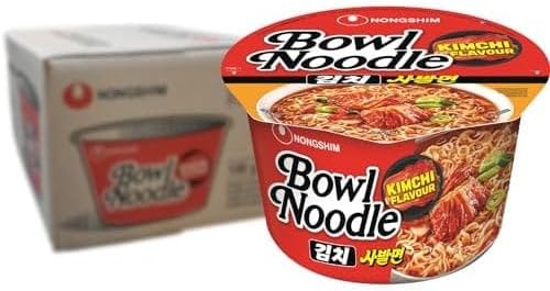Nongshim Kimchi Bowl Noodle Soup 100G | 3 Packs | 6 Packs | 12 Packs - Choose Quantity - Xihaha Limited
