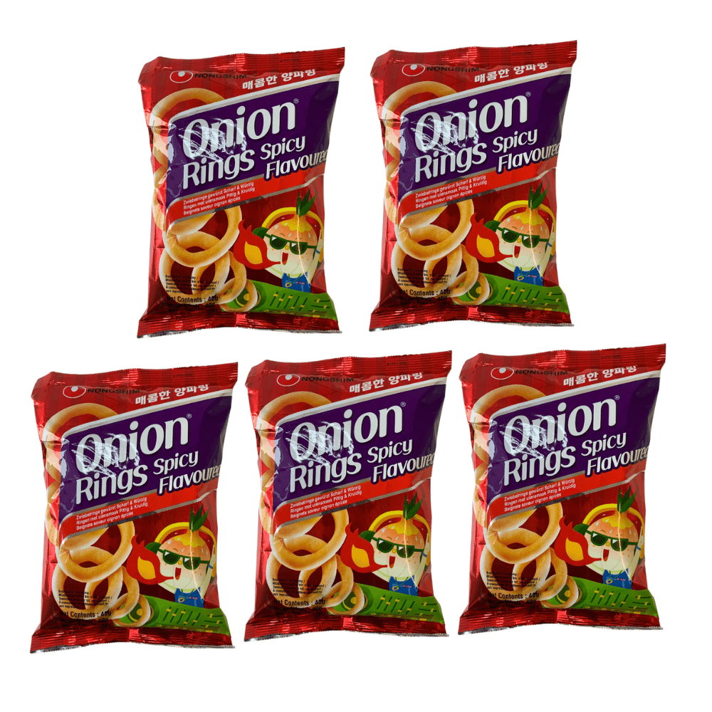 Nongshim Onion Rings Spicy Flavour 40g - Choose quantity - Xihaha Oriental Food & Gifts
