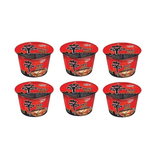 Nongshim Shin Ramyun Ramen Noodle Soup Big Bowl, Vegan, 114g | 3 packs | 6 packs | 16 packs - Xihaha Oriental Food & Gifts